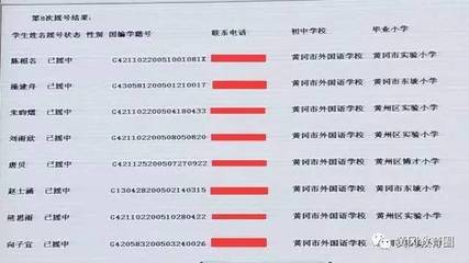264名小升初学生摇号录取启黄中学、黄冈外校、黄州思源学校