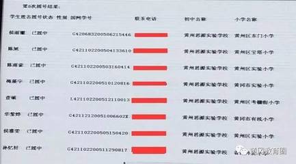 264名小升初学生摇号录取启黄中学、黄冈外校、黄州思源学校(附名单)